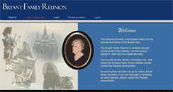Desktop Screenshot of bryantfamilyreunion.com